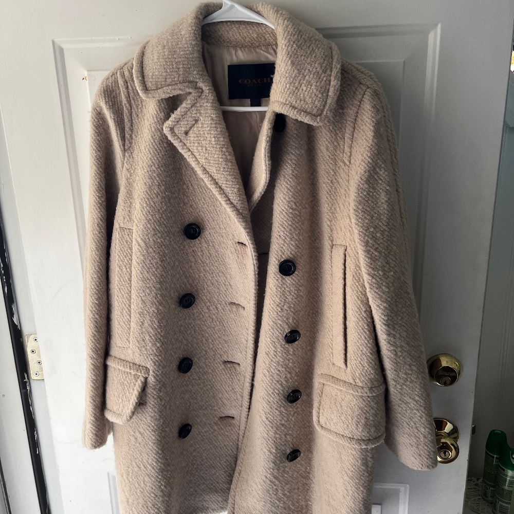 Womens Coach wool coat